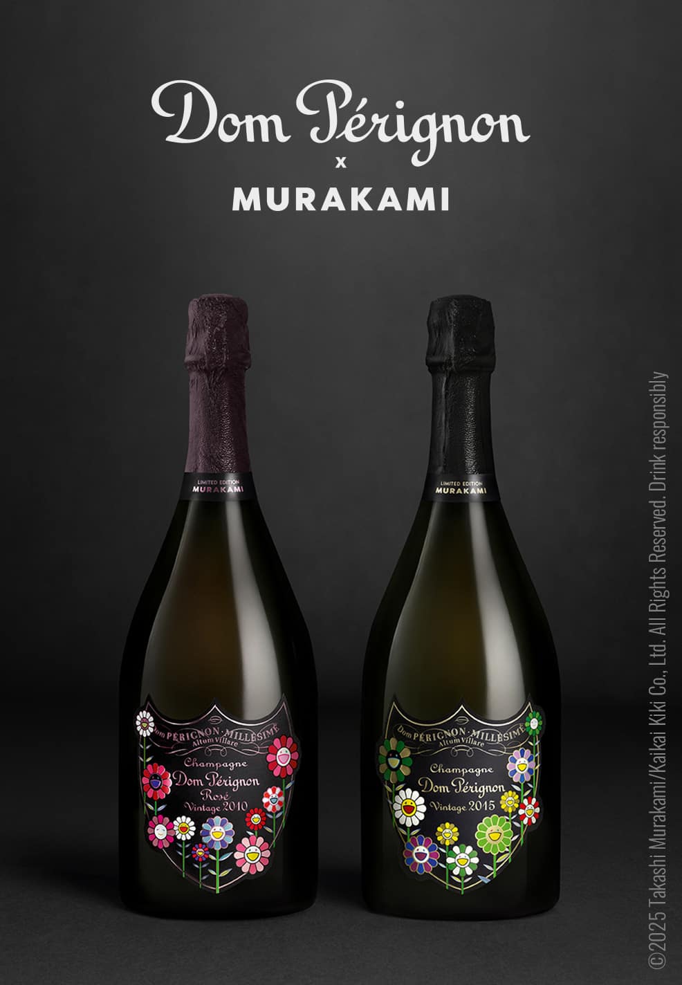 8*す様 Dom Pérignon Murakami 白、ロゼセット※空ビン、専 Dom Pérignon x Takashi Murakami | Rinascente